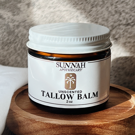 Halal Grass-fed Tallow Balm - Whipped Unscented